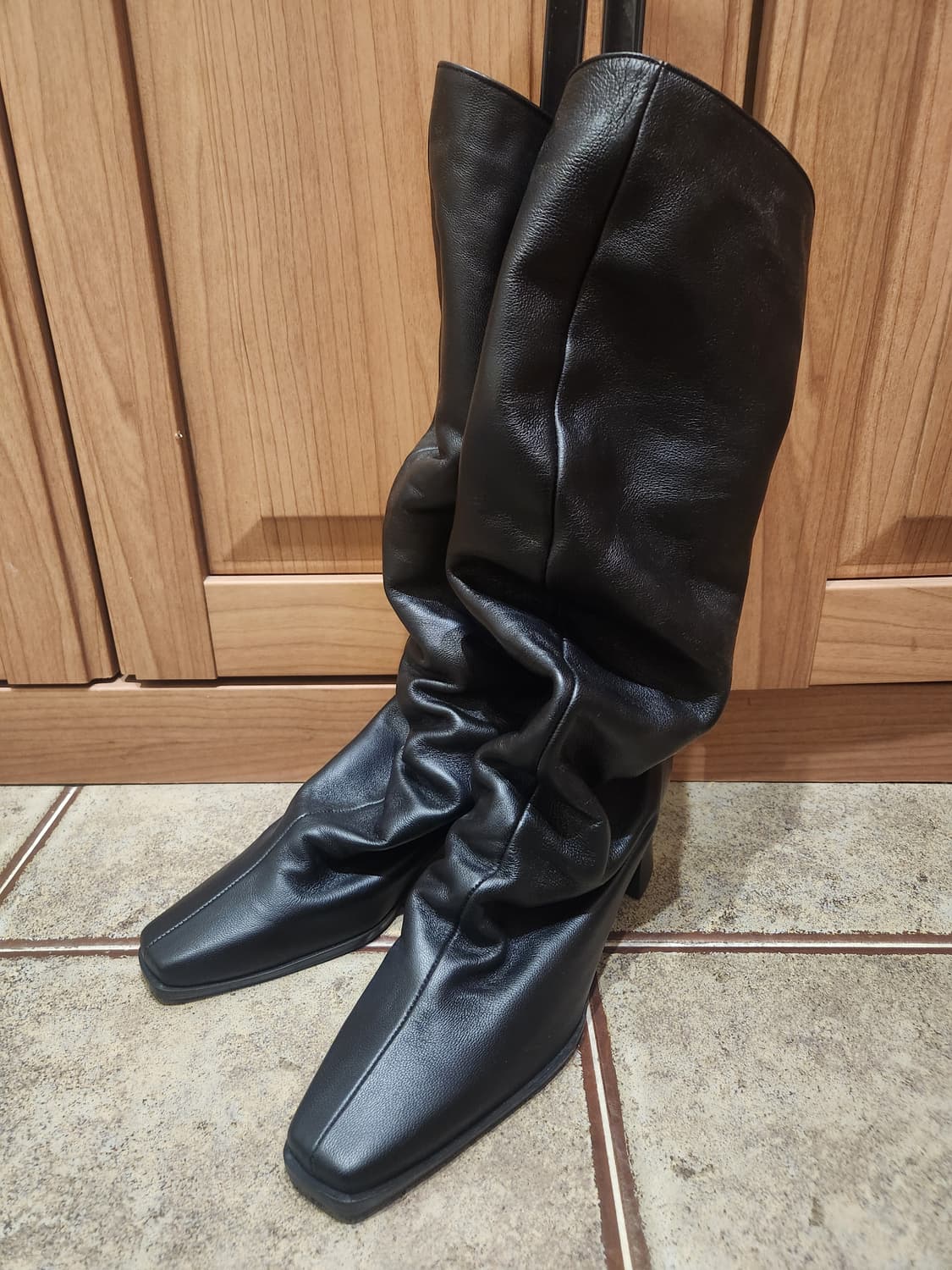 HYOON 가죽 부츠 상품이미지1