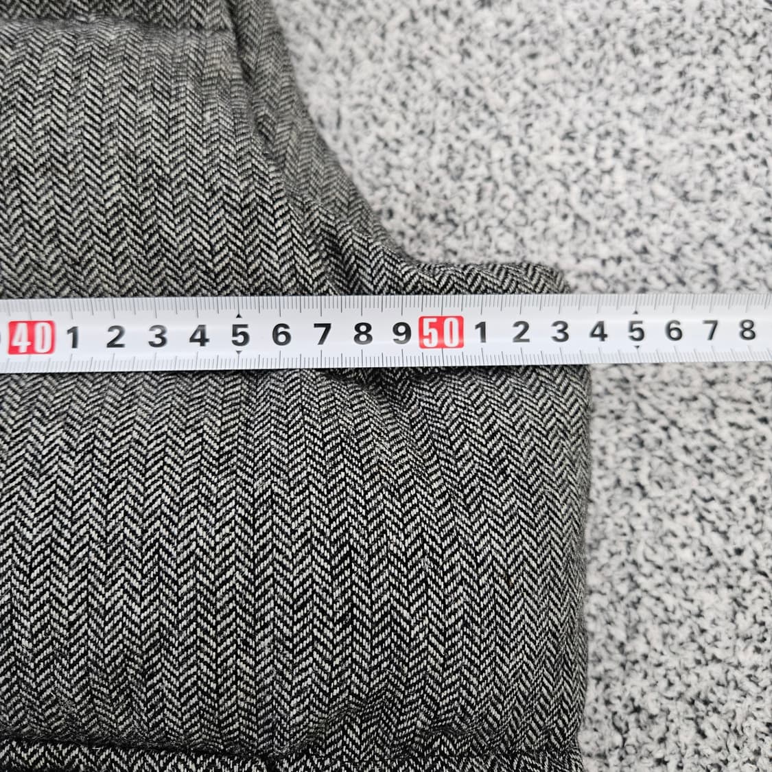 [95(M)] 헤지스 헤링본 덕다운 패딩 조끼 0102YH1 상품이미지6