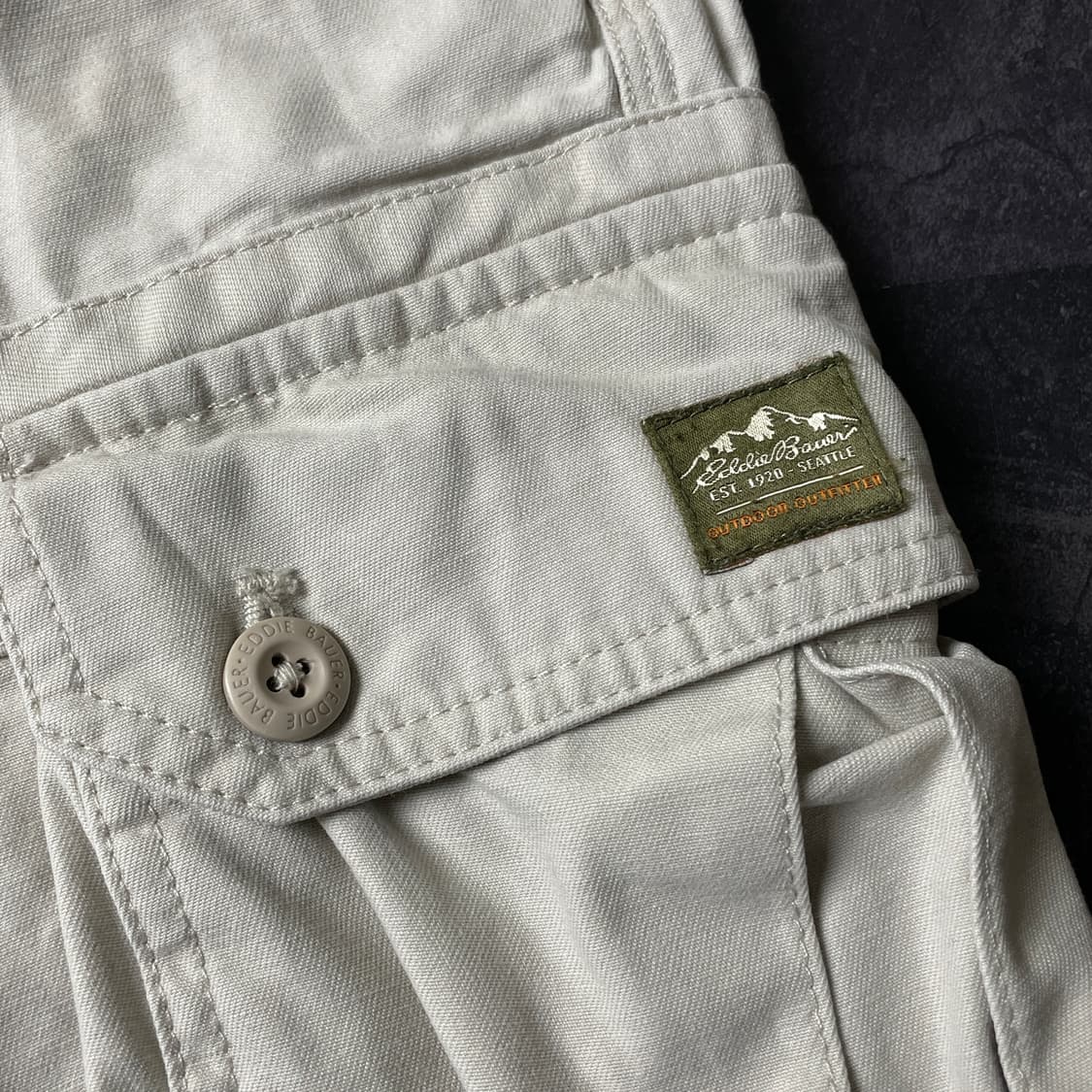 EDDIE BAUER 에디바우어 베이지 카고 하프 팬츠 A00772 상품이미지5