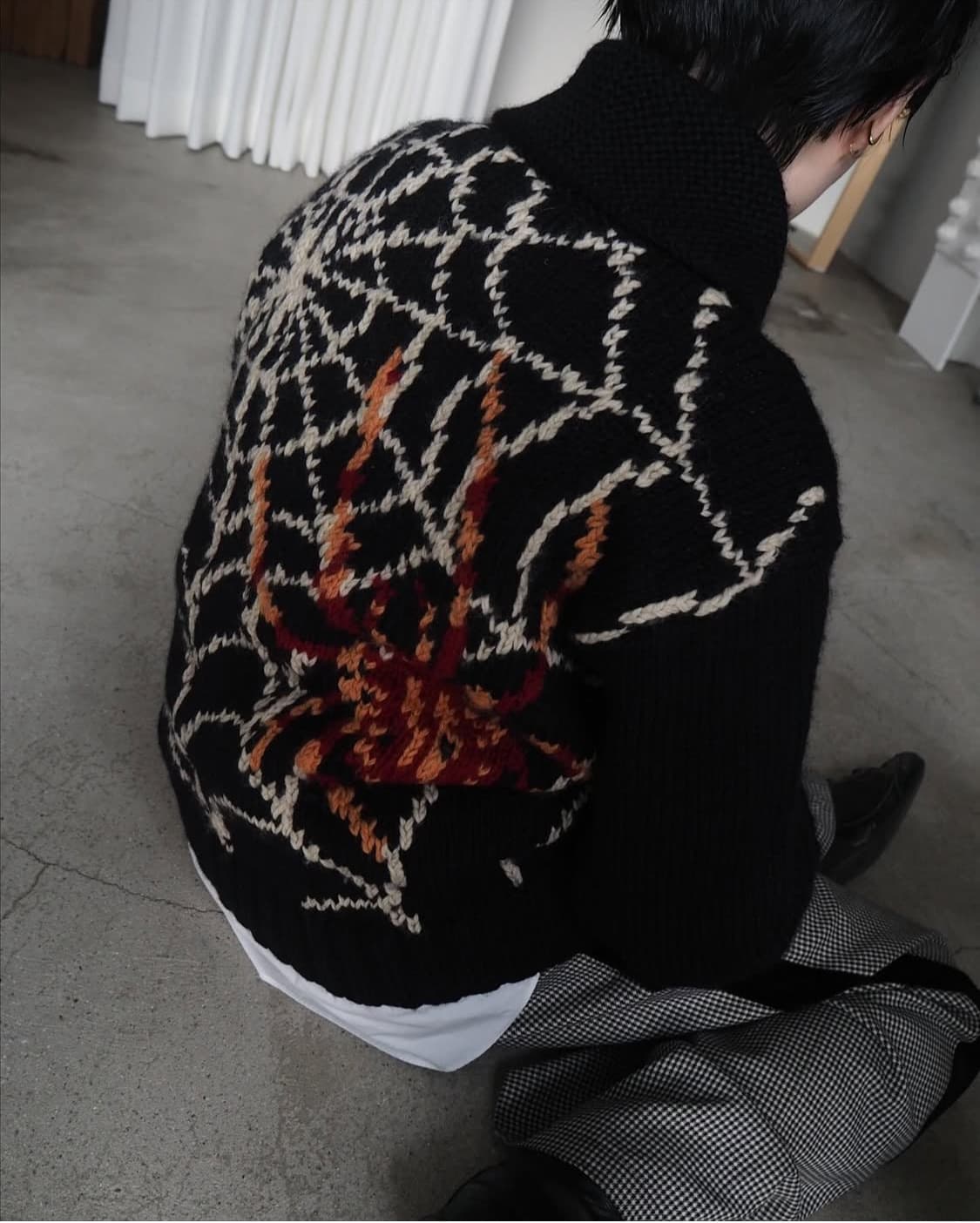 EVISU spider web cowichan  상품이미지1