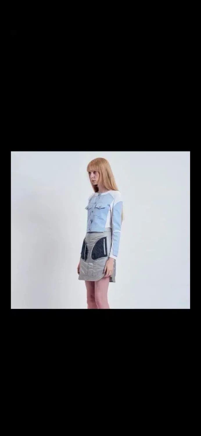 ODLYWORKSHOP 오들리워크샵 데님 하이브리브 탑 상품이미지2