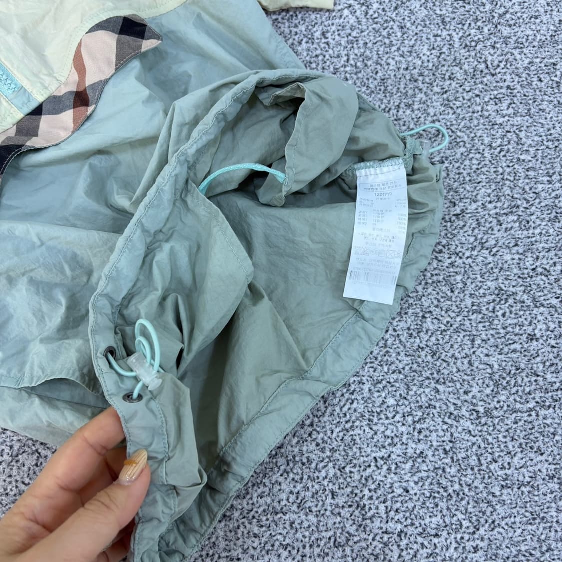 120-7Y 닥스 키즈 반팔 아노락 0420J 상품이미지5