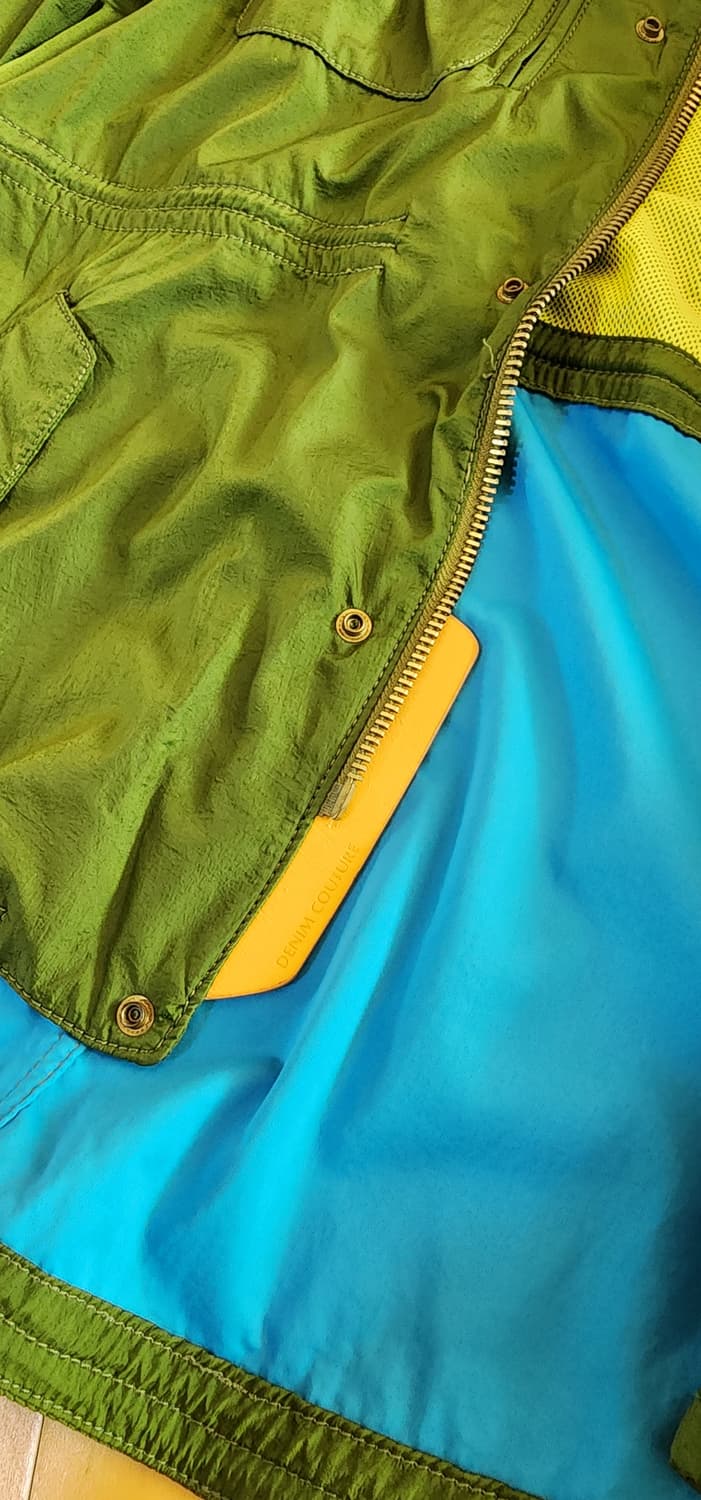 자라 데님 꾸뛰르 그린 자켓 100 상품이미지8