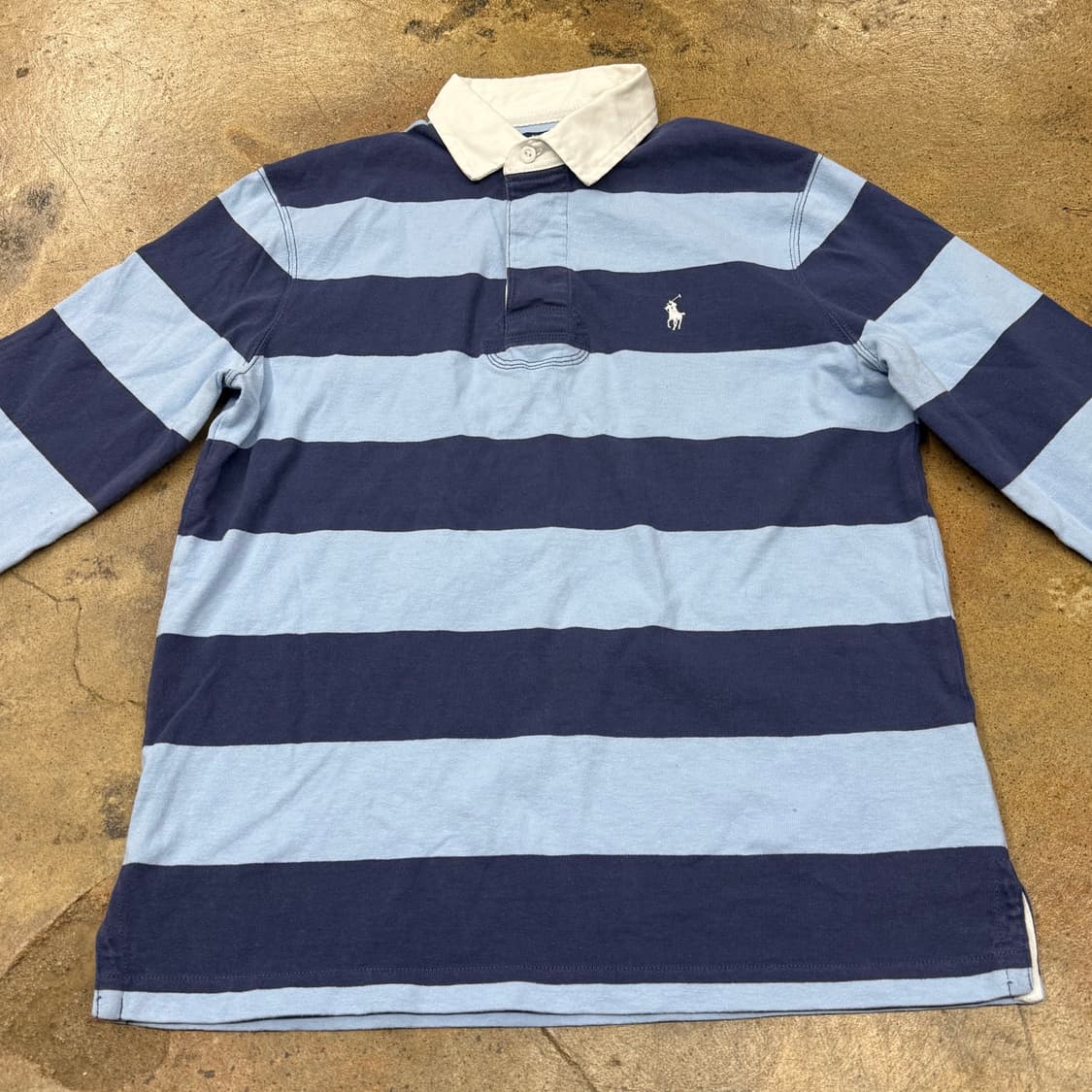 폴로 랄프로렌 스트라이프 카라 긴팔티셔츠 상품이미지3