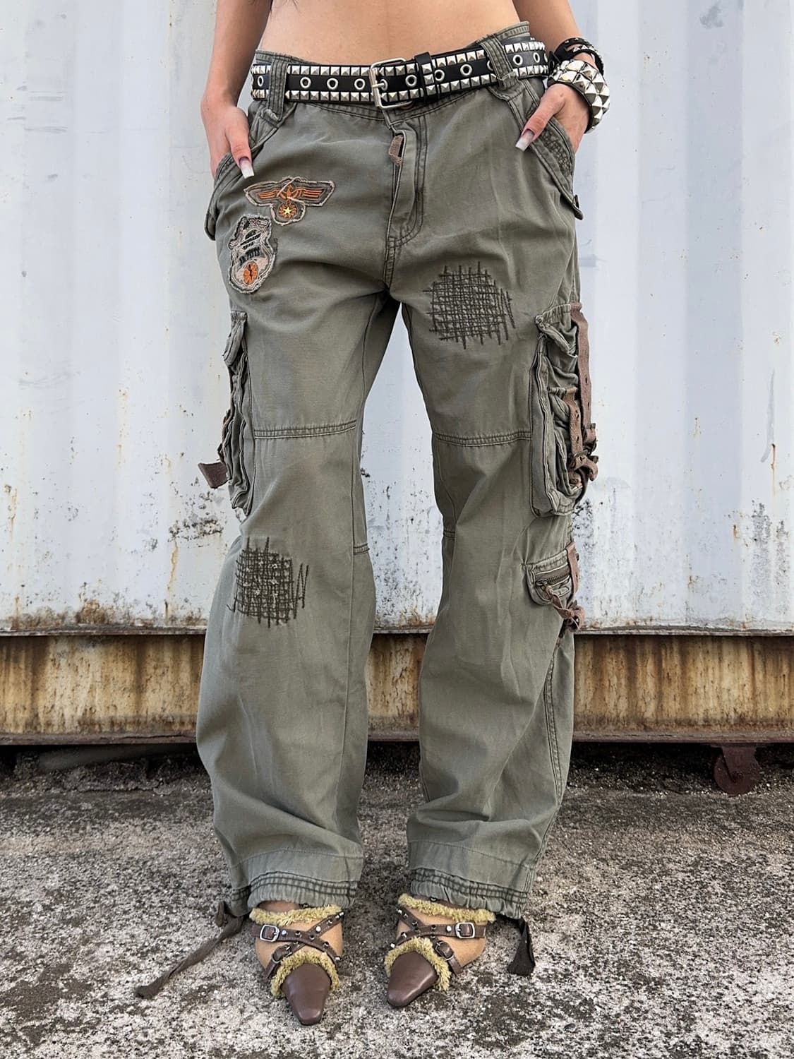 VTG military catgo pants 상품이미지1