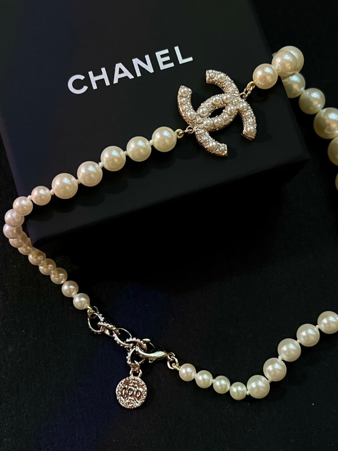 샤넬 정품 CC 빈티지 진주 업사이클링 네크리스 상품이미지2