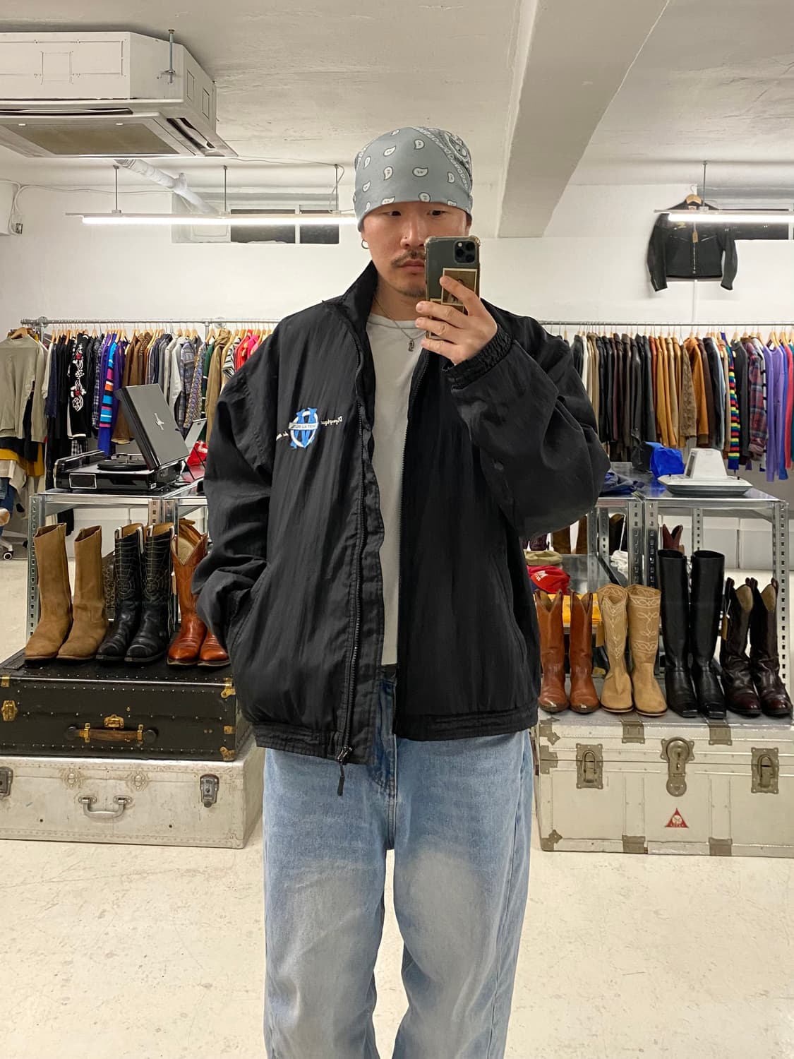 90s ADIDAS olympique de marseille jacket 상품이미지3