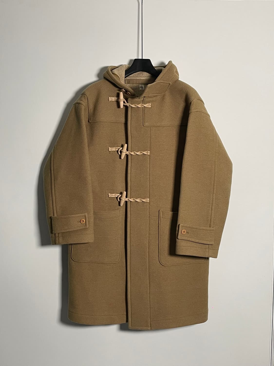 캡틴선샤인 베이지 후드 더플코트 (on.597)   상품이미지4