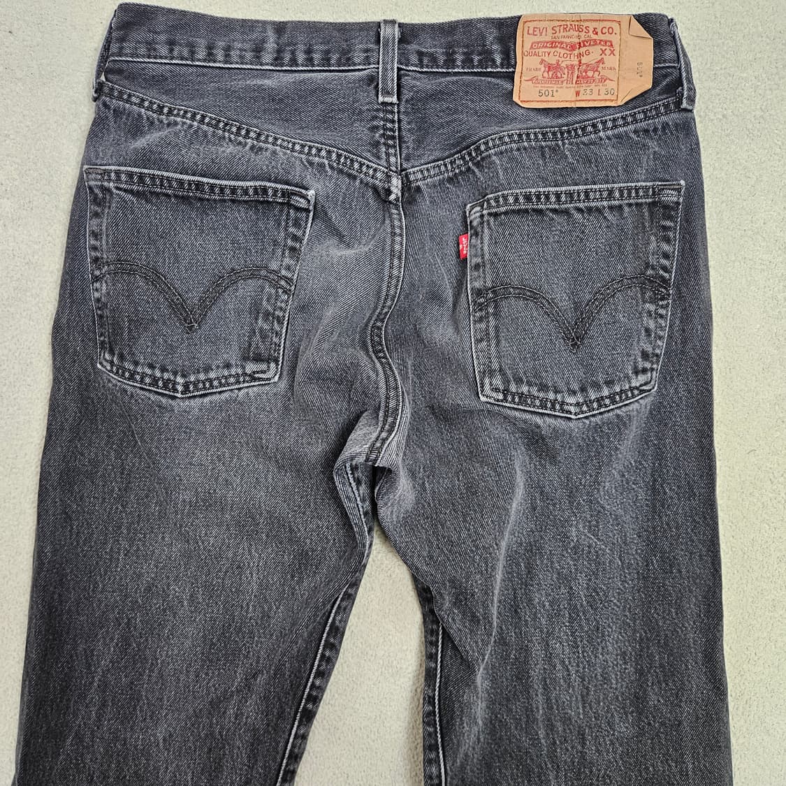 00s 리바이스 501 흑청 데님 33 30 상품이미지6