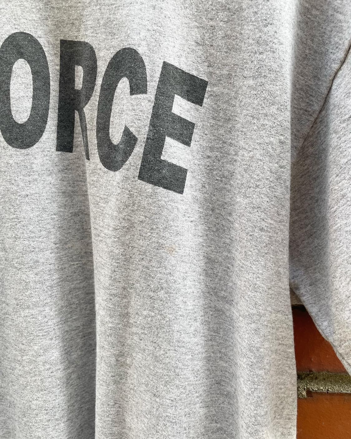 90s 프룻오브더룸 미공군 반팔티셔츠 (100-105) 상품이미지3