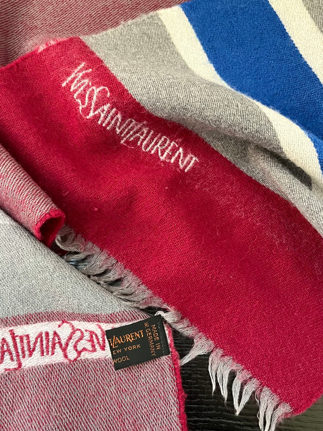 YSL 울 파스텔 머플러 상품이미지5