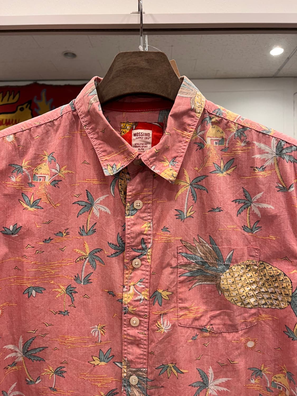 Mossimo Supply 빈티지 하와이안 반팔 셔츠 상품이미지3