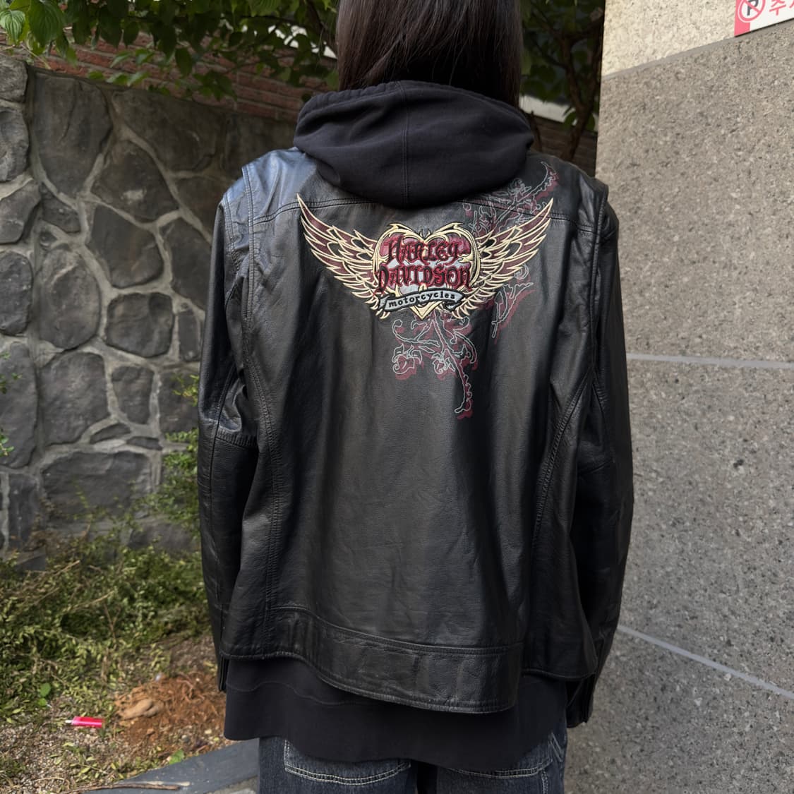 2012 레트로 할리 데이비슨 트라이벌 가죽 자켓 상품이미지10