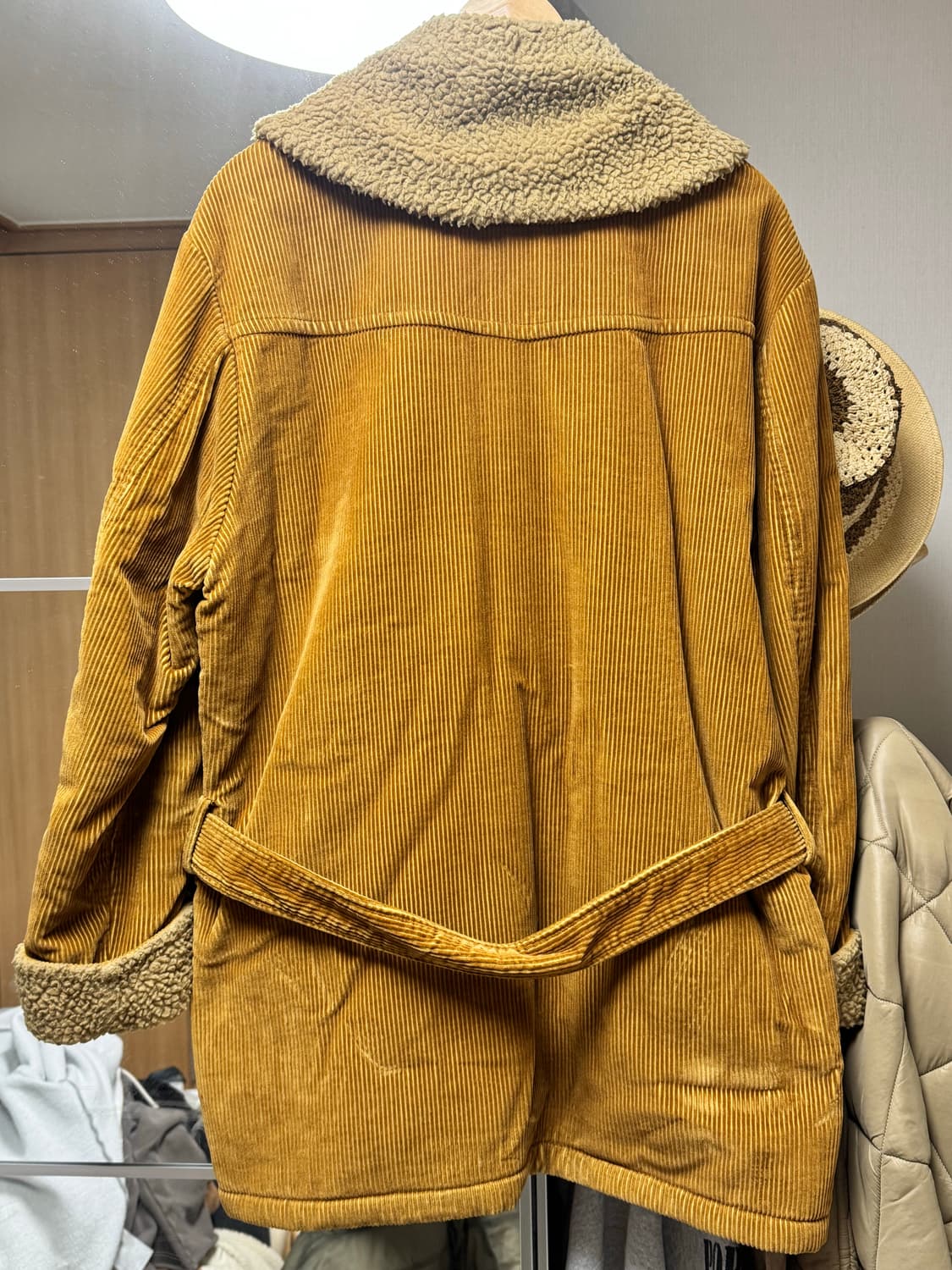 Lee 코듀로이 셰르파 벨티드 자켓 상품이미지2