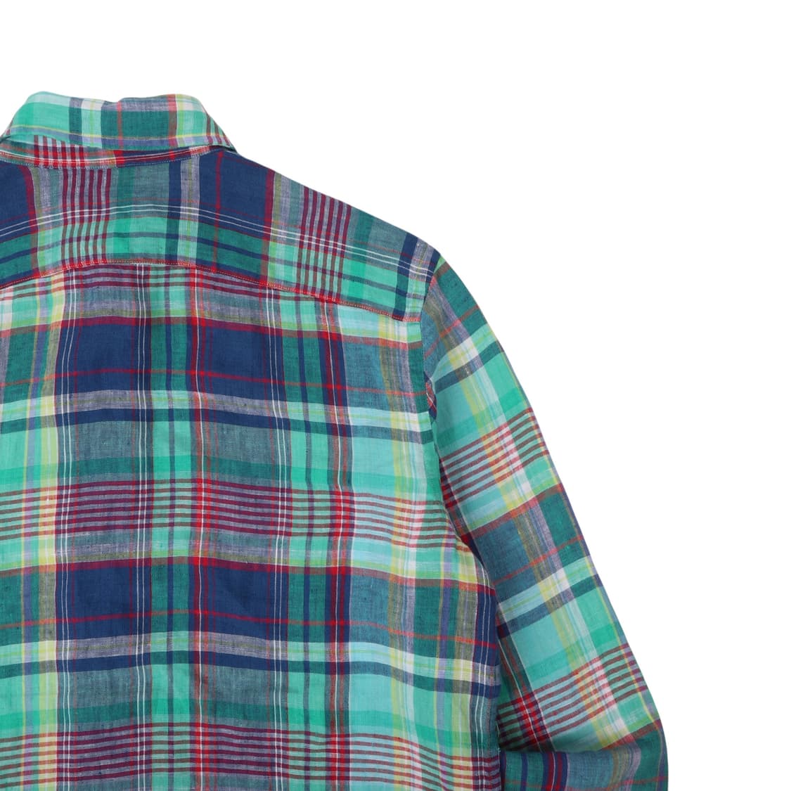 폴로 랄프로렌 린넨 마드라스 체크 셔츠 상품이미지5