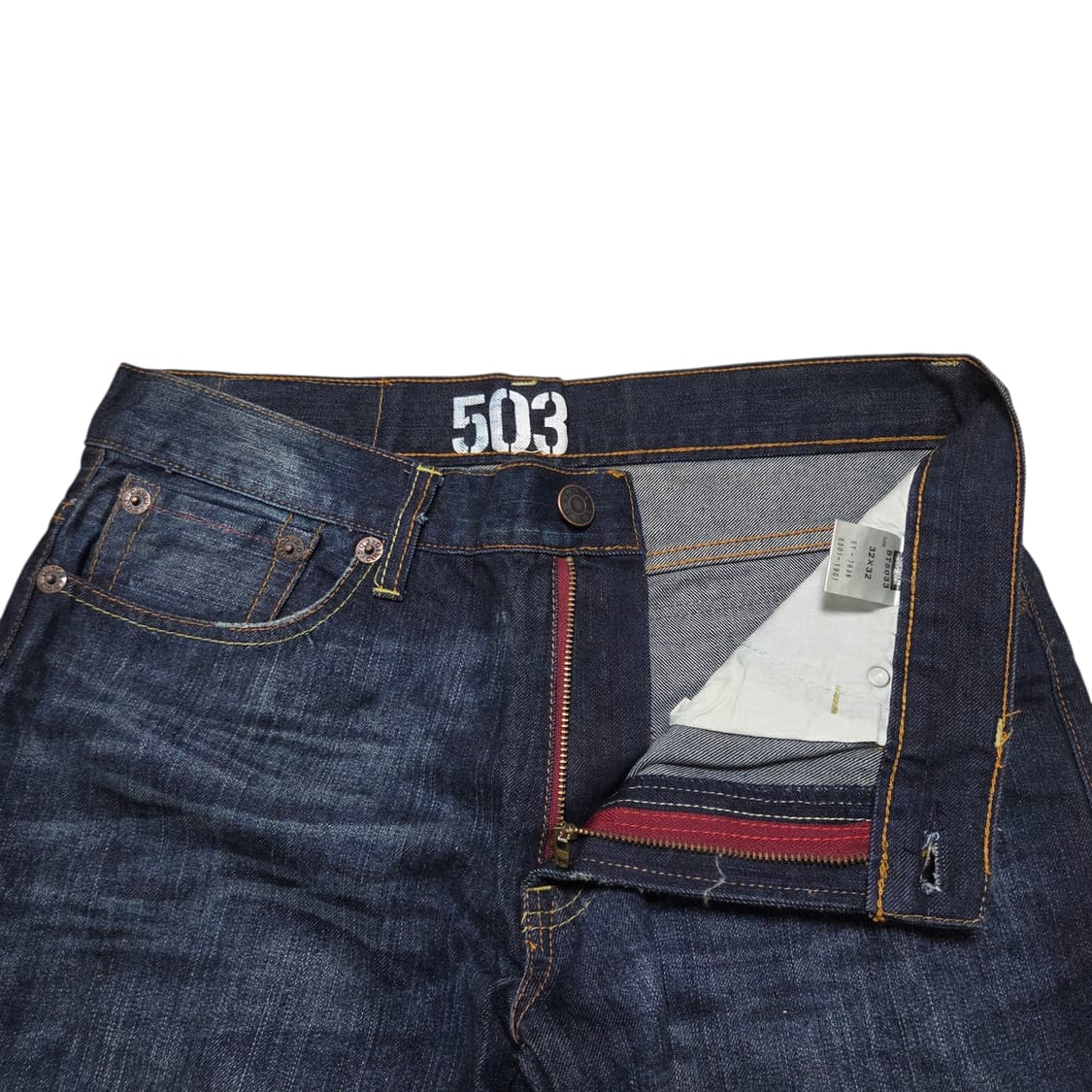 EDWIN 에드윈 블루트립 32 일본 BT5033 워싱 데님 팬츠 상품이미지4