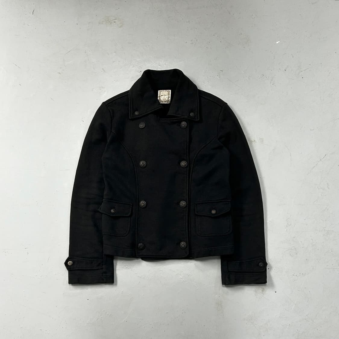 폴로 진스 더블 크롭 피코트  상품이미지1