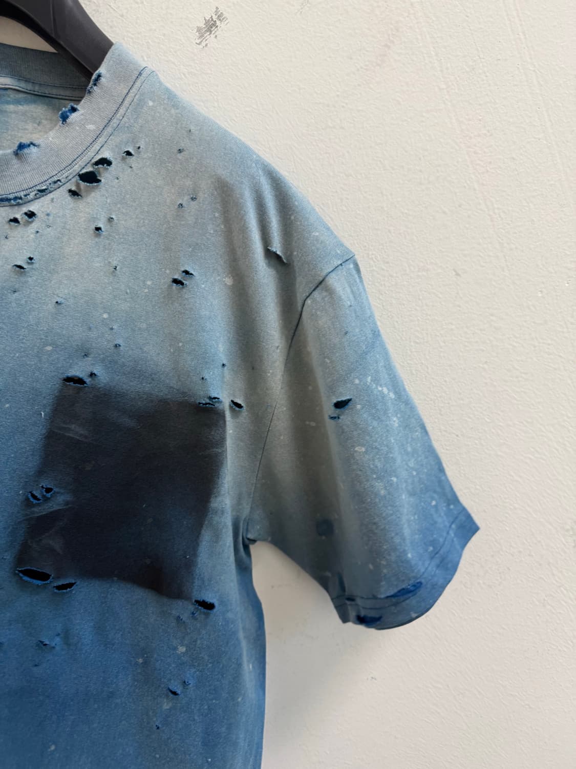 Vintage ocean blue faded distressed t 상품이미지6