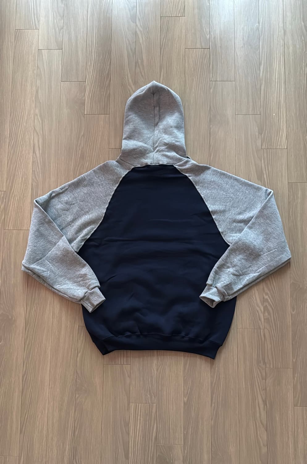 2000s 러셀 애슬레틱 래글런 후드티 상품이미지2