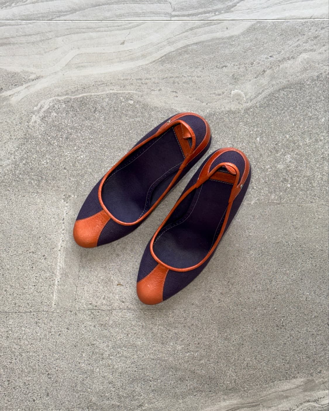 DIESEL purple orange edge pumps heels 상품이미지4