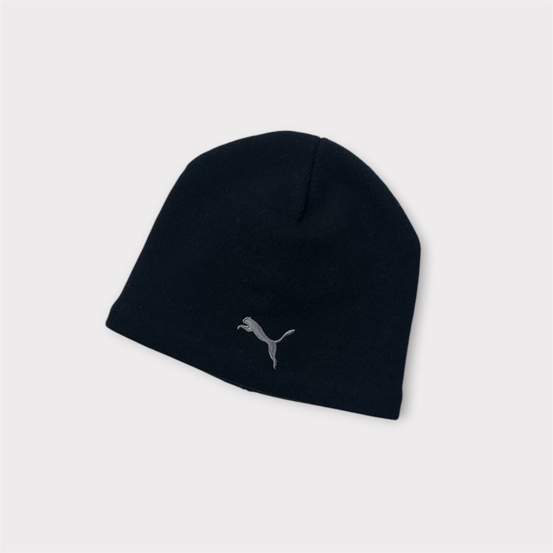 푸마 그레이 자수 로고 블랙 비니 (1804) 상품이미지6