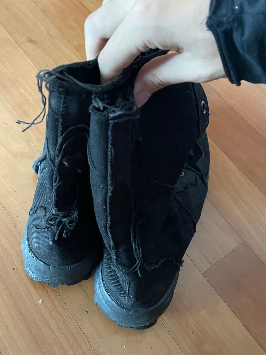 요지 야마모토 뿌르옴므 19aw 롱 부츠 4사이즈(270-280) 상품이미지6