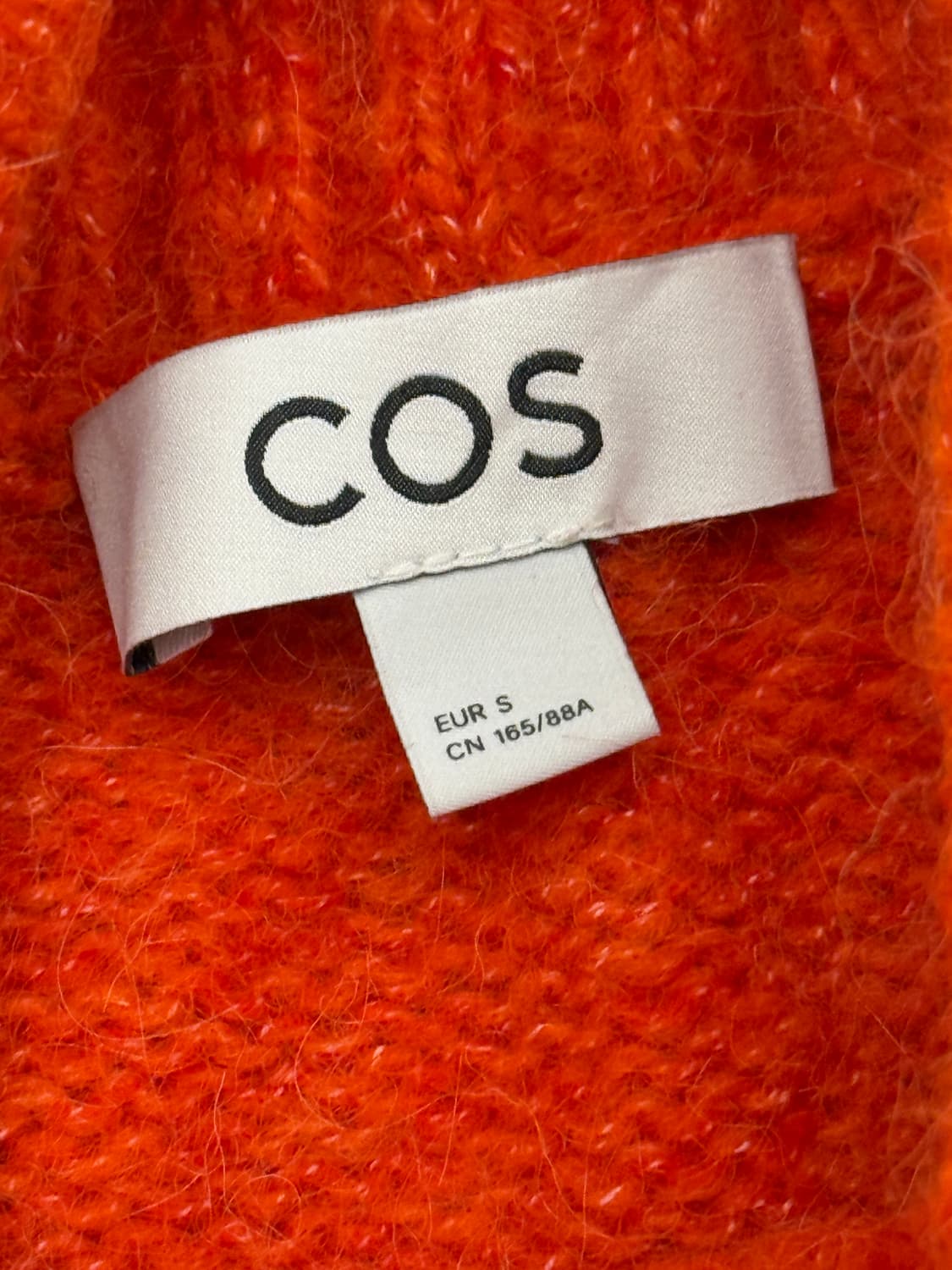Cos 알파카 니트 S 오렌지 상품이미지2