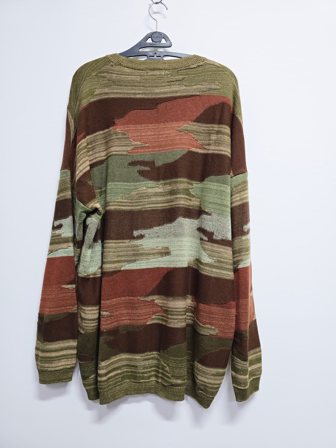 자라 패턴 니트 스웨터 브라운/카키 상품이미지6