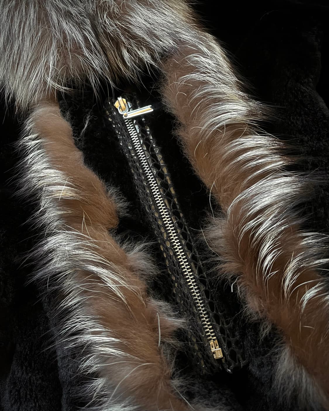 90s Bernini Italian Beaver & Fox Fur JK 상품이미지5