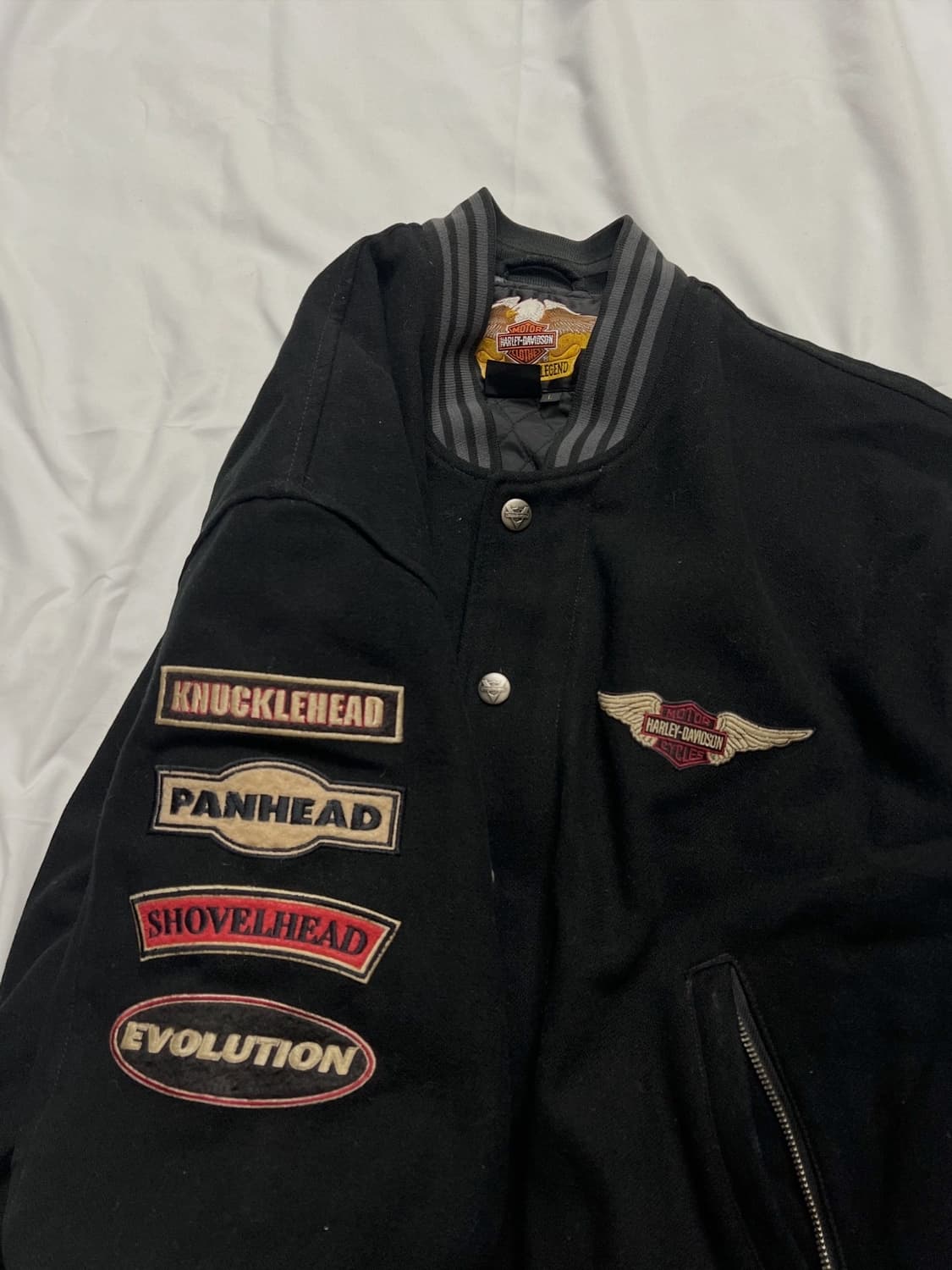 할리데이비슨 블루종 바시티자켓 상품이미지8