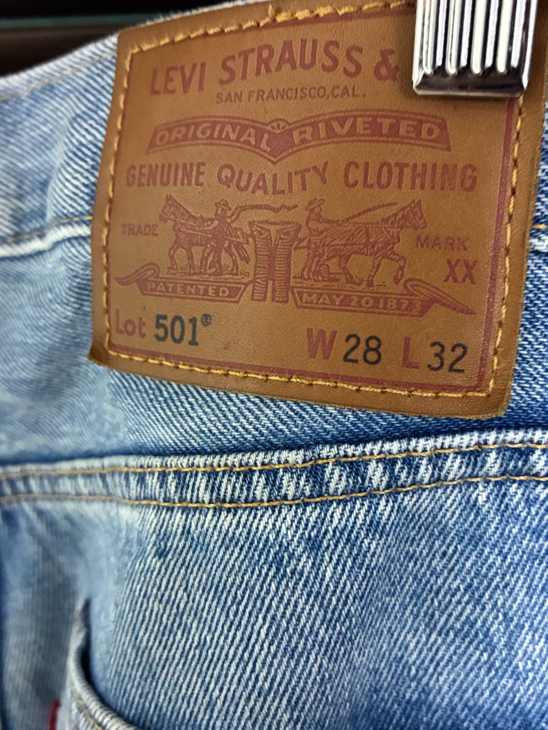 리바이스 Levi’s 501 premium 현행 28/32 상품이미지5