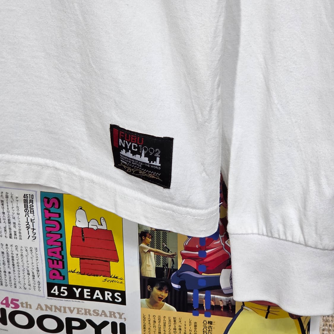 후부 화이트 레터링 자수 롱슬리브 상품이미지4