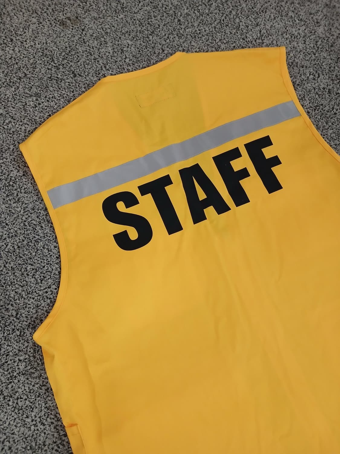 스태프 STAFF 안전조끼 작업조끼  옐로우 XL 상품이미지4