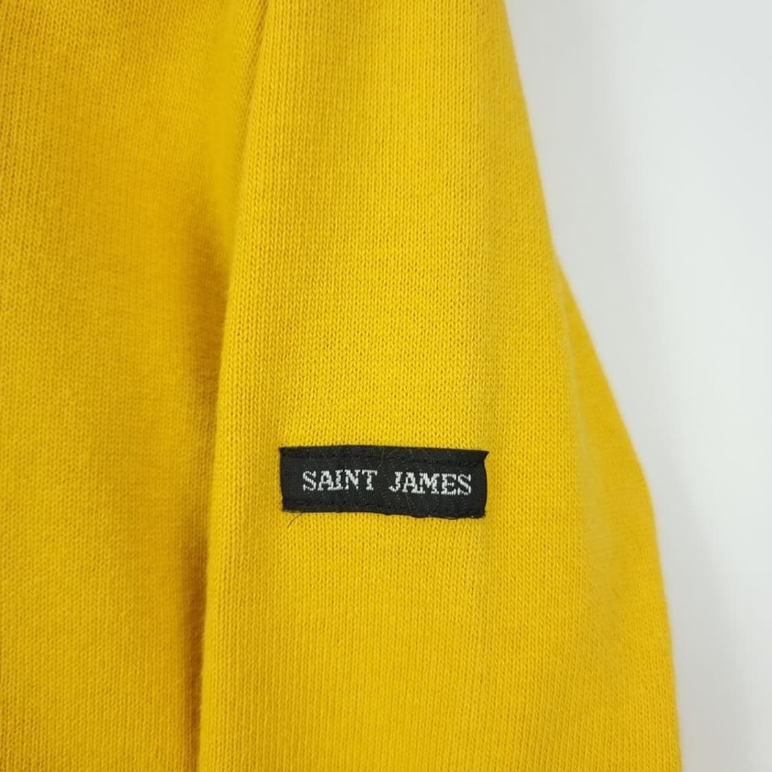 [세인트제임스] 엘보우 패치 보트넥 루즈핏 롱슬리브 긴팔티 M20043 상품이미지7