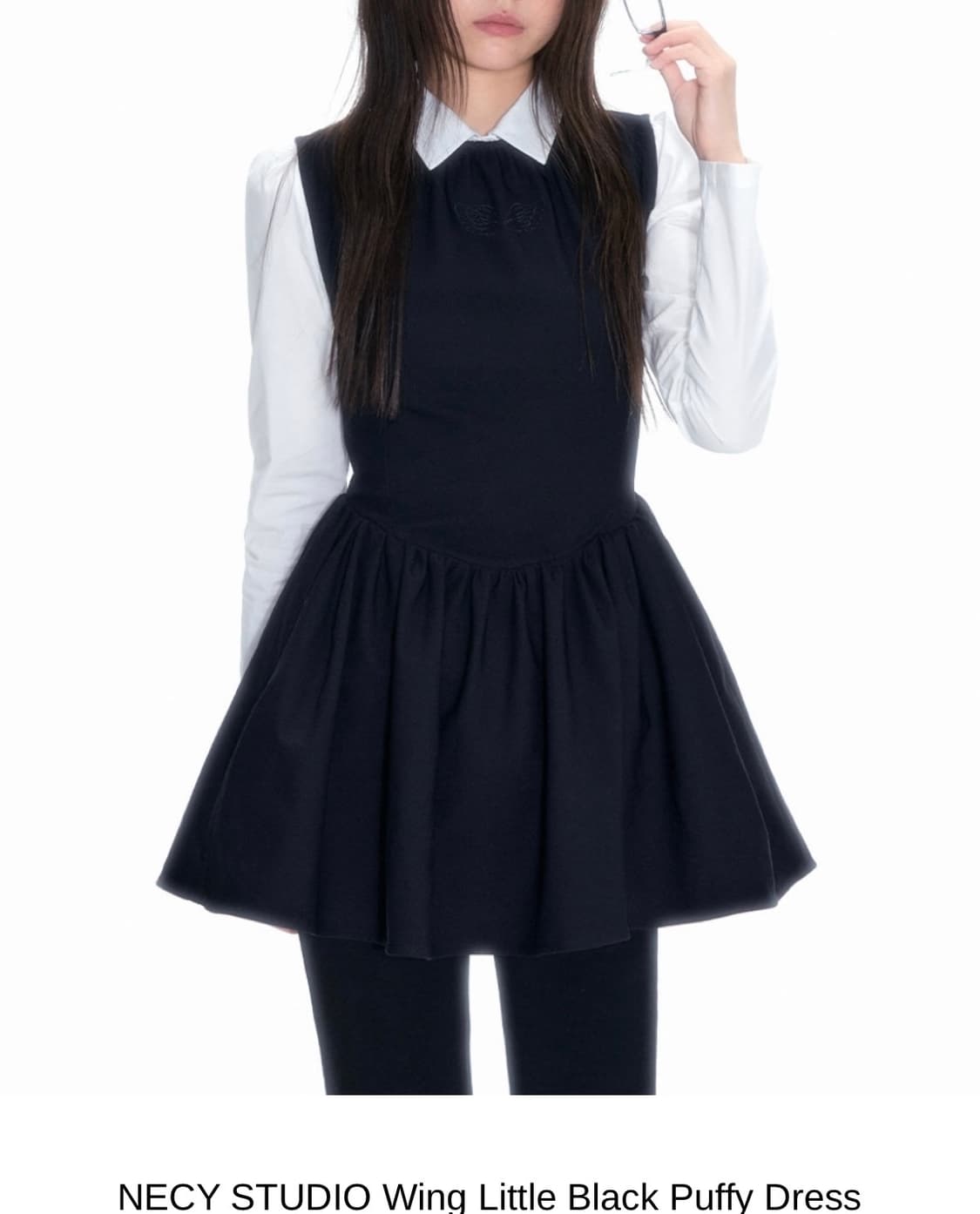 디얼마이키코 Wing Little Black Puffy Dress 상품이미지1