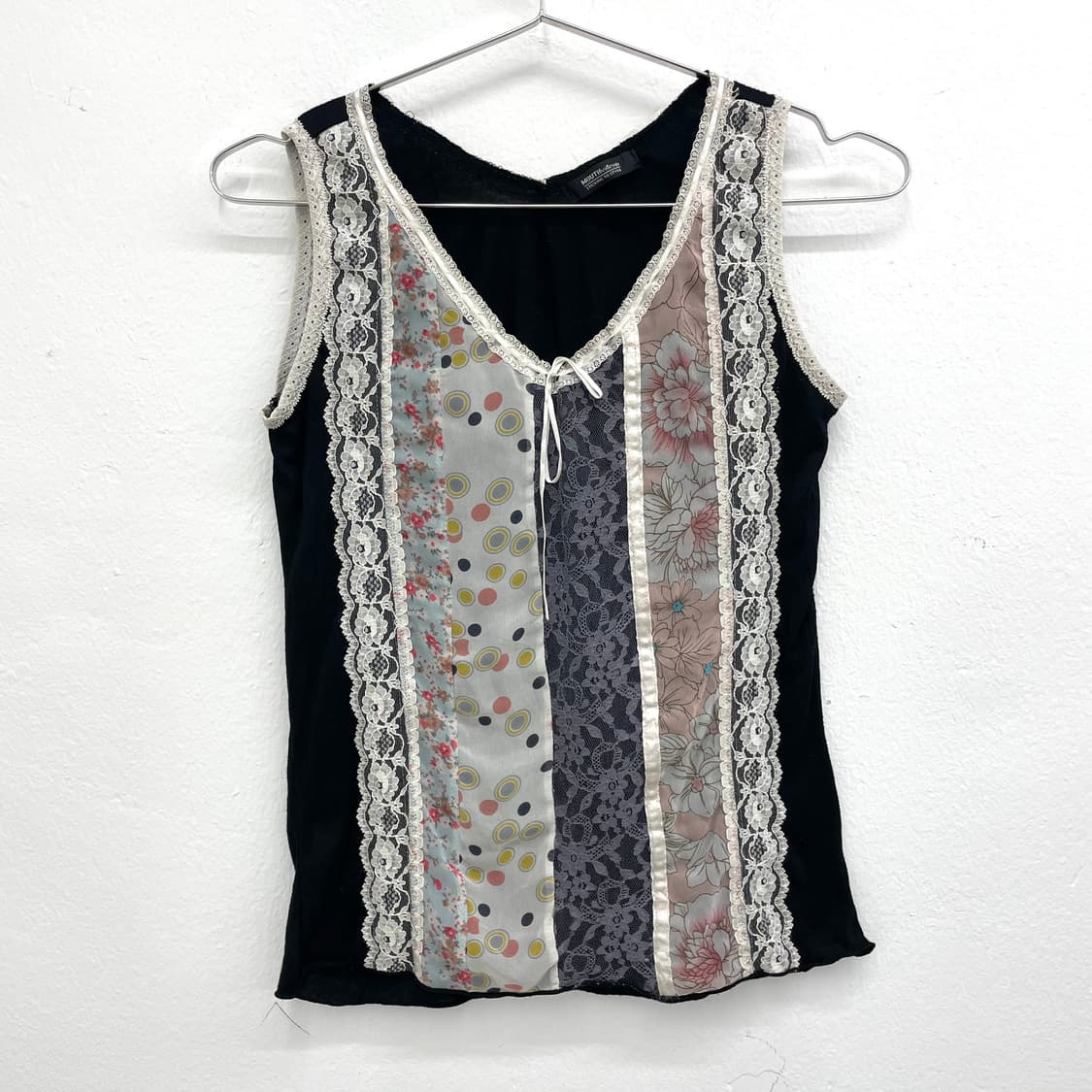patchwork lace sleeveless 상품이미지1
