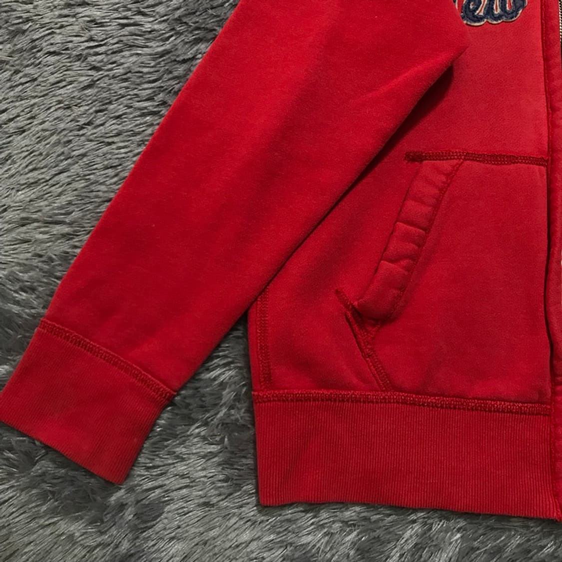 [[키즈 XL,여성 S] 아베크롬비(AF) 빈티지 NY 후드 집업#374 상품이미지4