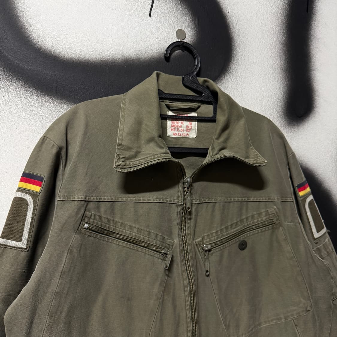 L.Kohler 쾰러 빅사이즈 오리지널 독일군 밀리터리 커버올 점프수트 상품이미지3