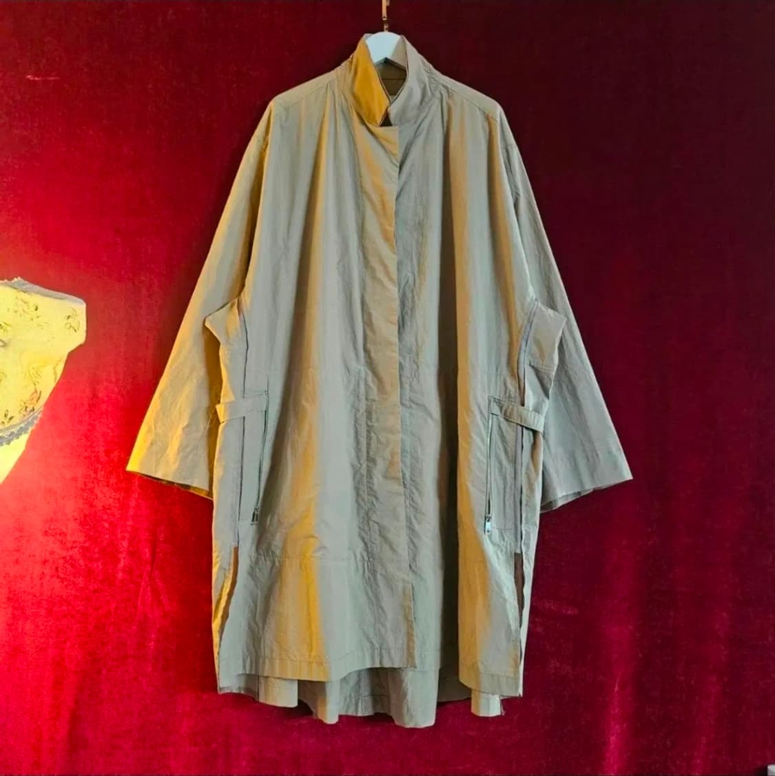 빈티지-한섬 시스템(System) 베이직 바람막이 야상 코트 상품이미지3