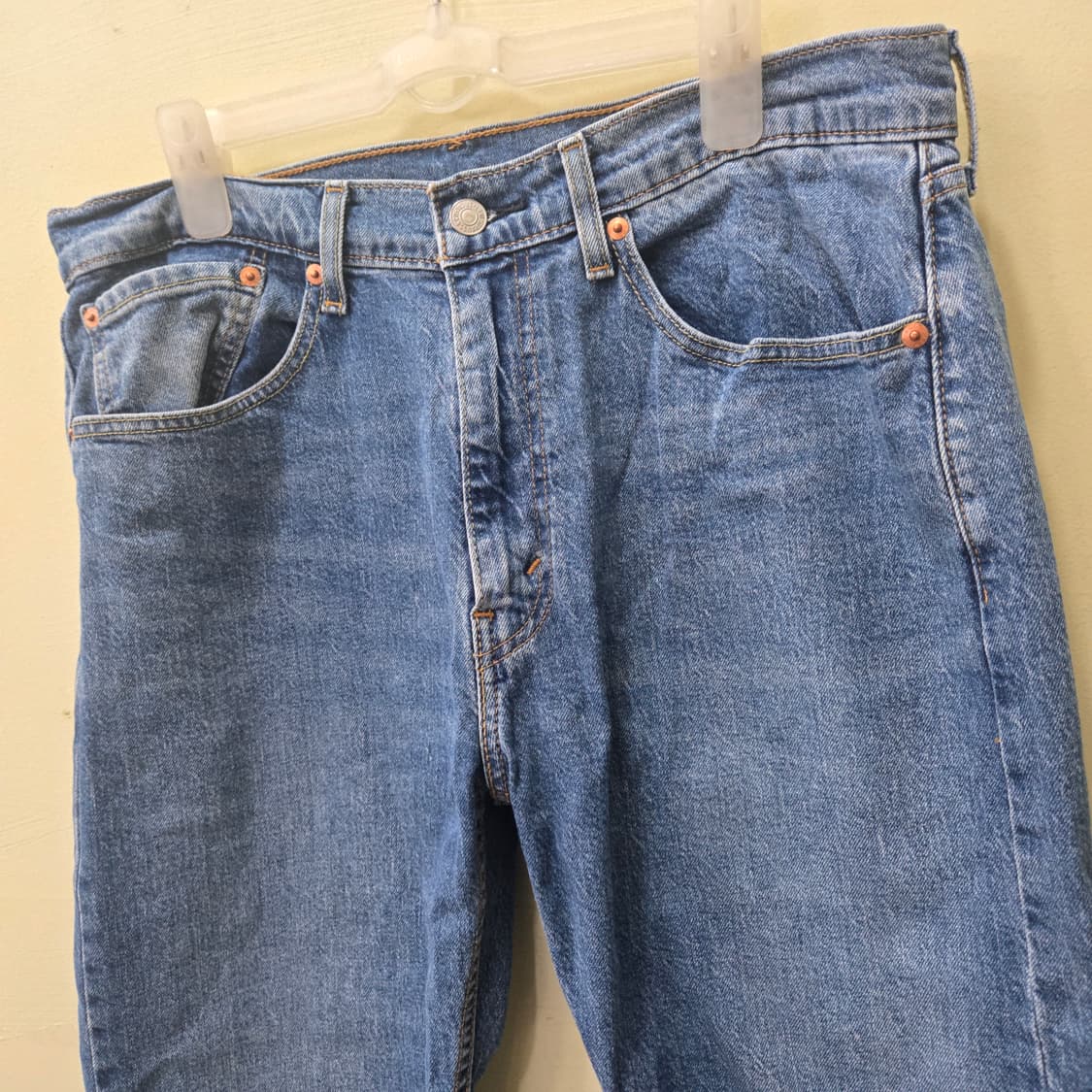 [W34 L30] Levi’s 505 레귤러 스트레이트 데님 상품이미지2