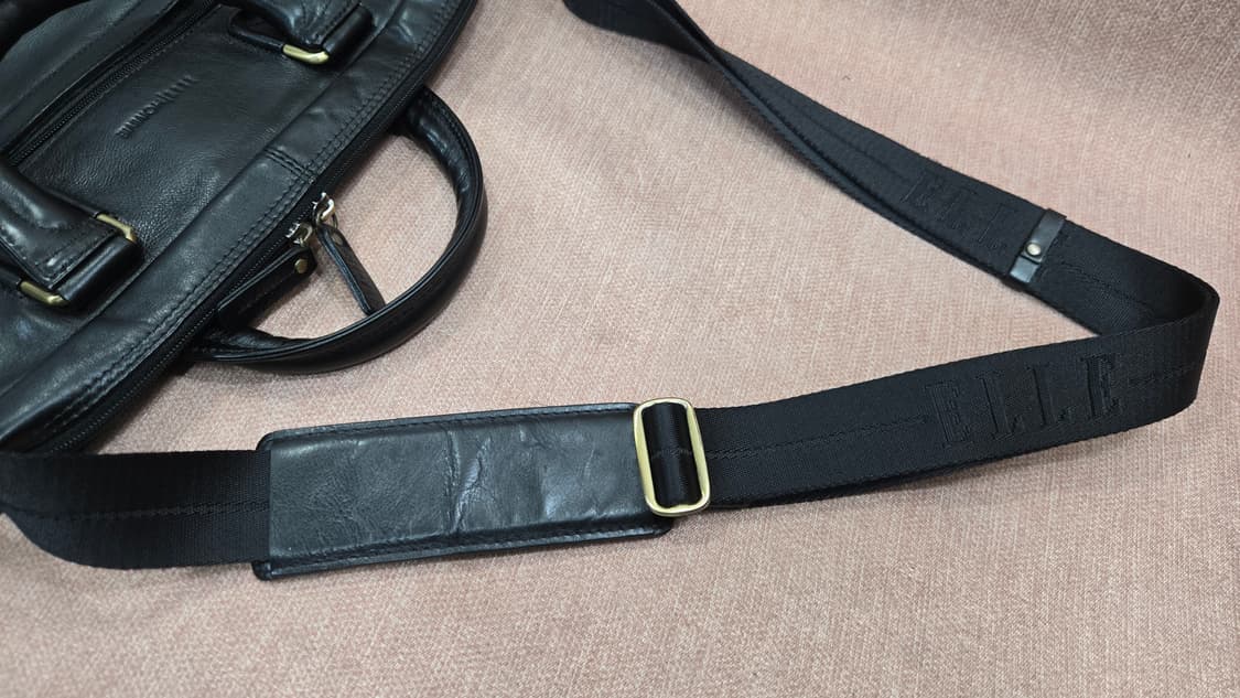 엘르옴므 블랙 가죽 서류 가방 상품이미지9