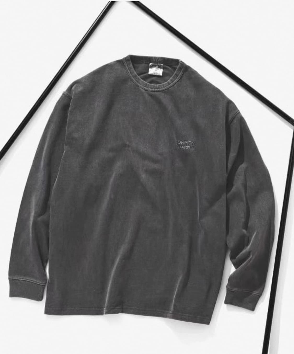 Oneita x beams 피그먼트워싱 티셔츠 상품이미지1