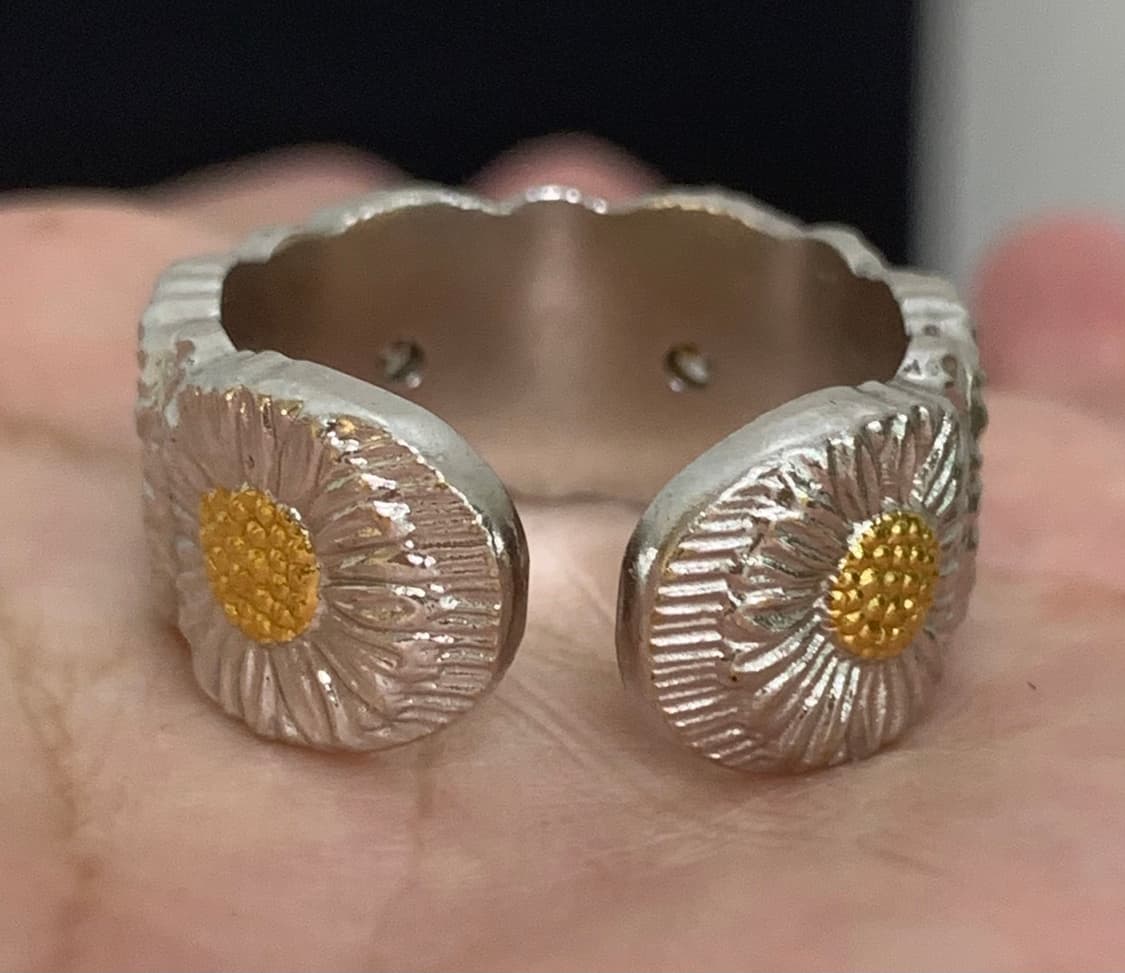 [58호] 부첼라티 다이아 블라썸 데이지 링 은반지 상품이미지5