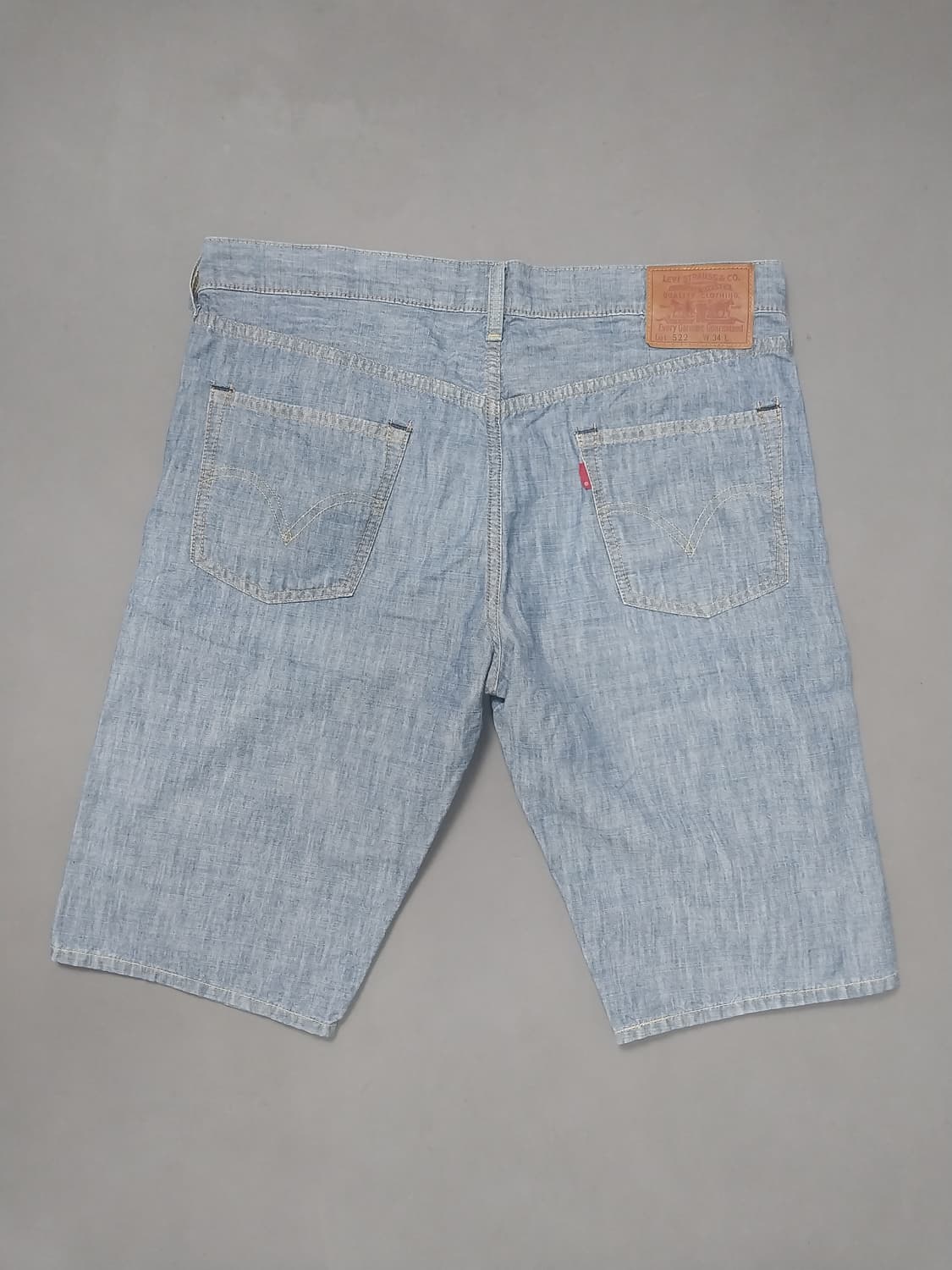 [34] 리바이스 522 R탭 린넨 셀비지 슬림 테이퍼드 쇼츠 반바지 상품이미지7
