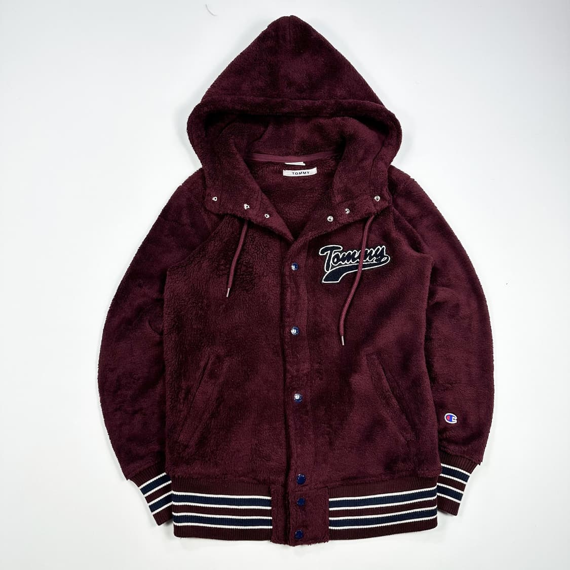 챔피온 재팬 여성 후디 플리스 자켓 후리스 버건디 여성S 상품이미지1