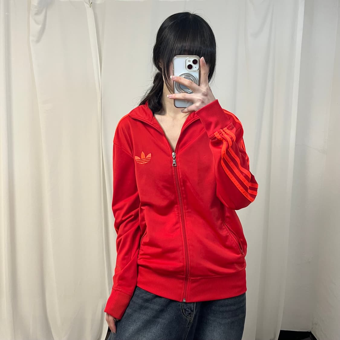 Adidas Firebird red jersey 상품이미지1