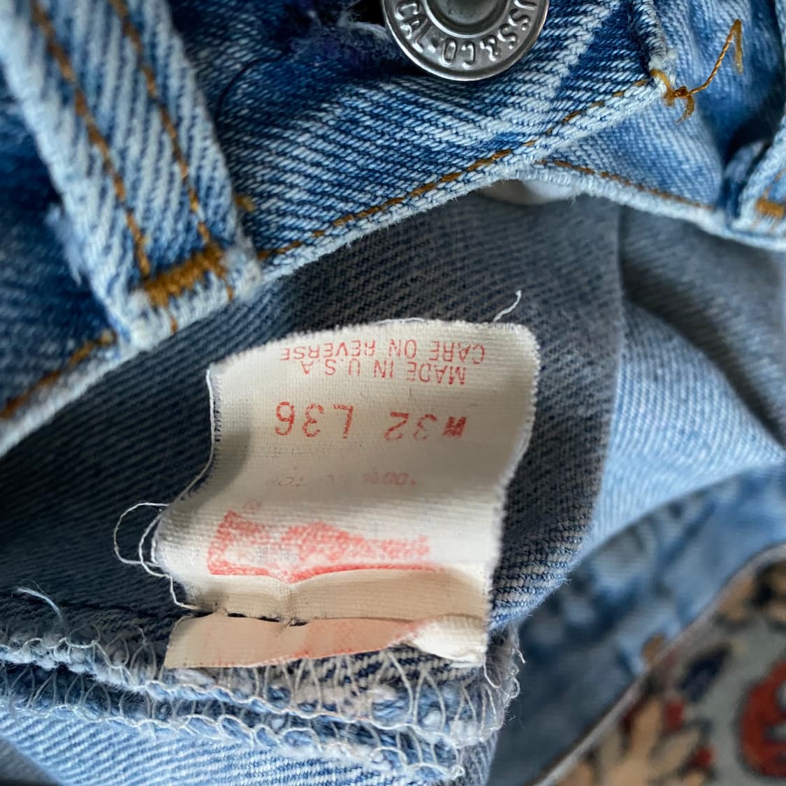 🌊92년 USA Levis 501XX Denim pants 상품이미지9