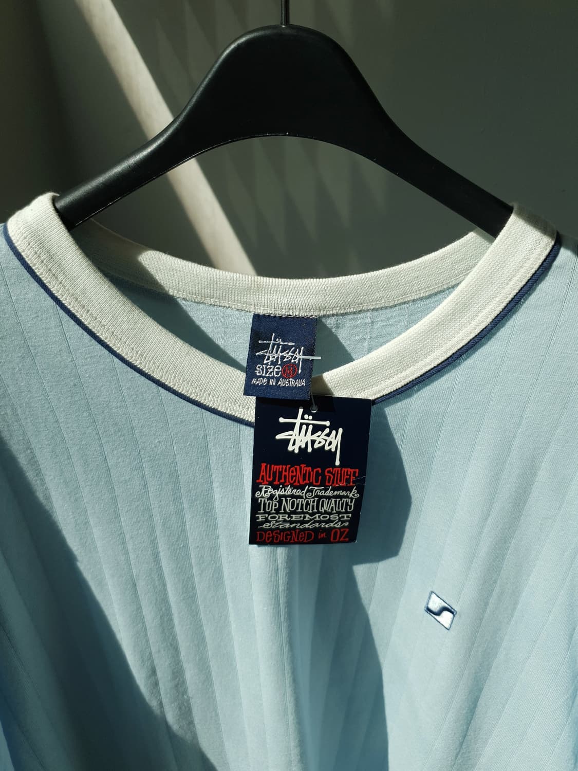 90s STUSSY football tee 상품이미지4