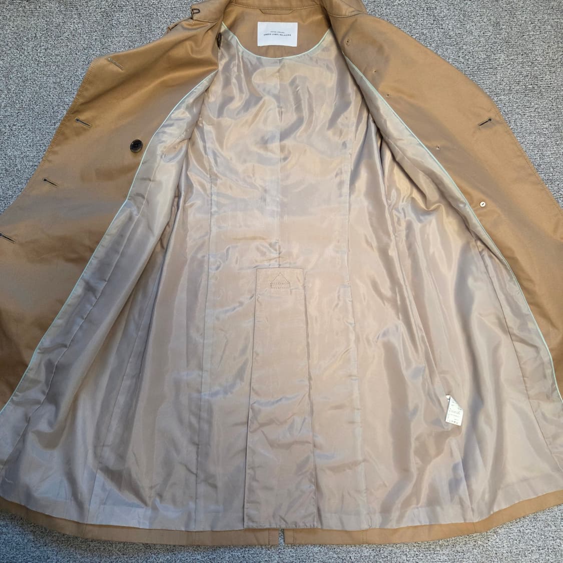 United Arrows 그린라벨 릴렉싱 트렌치 코트 M 상품이미지6