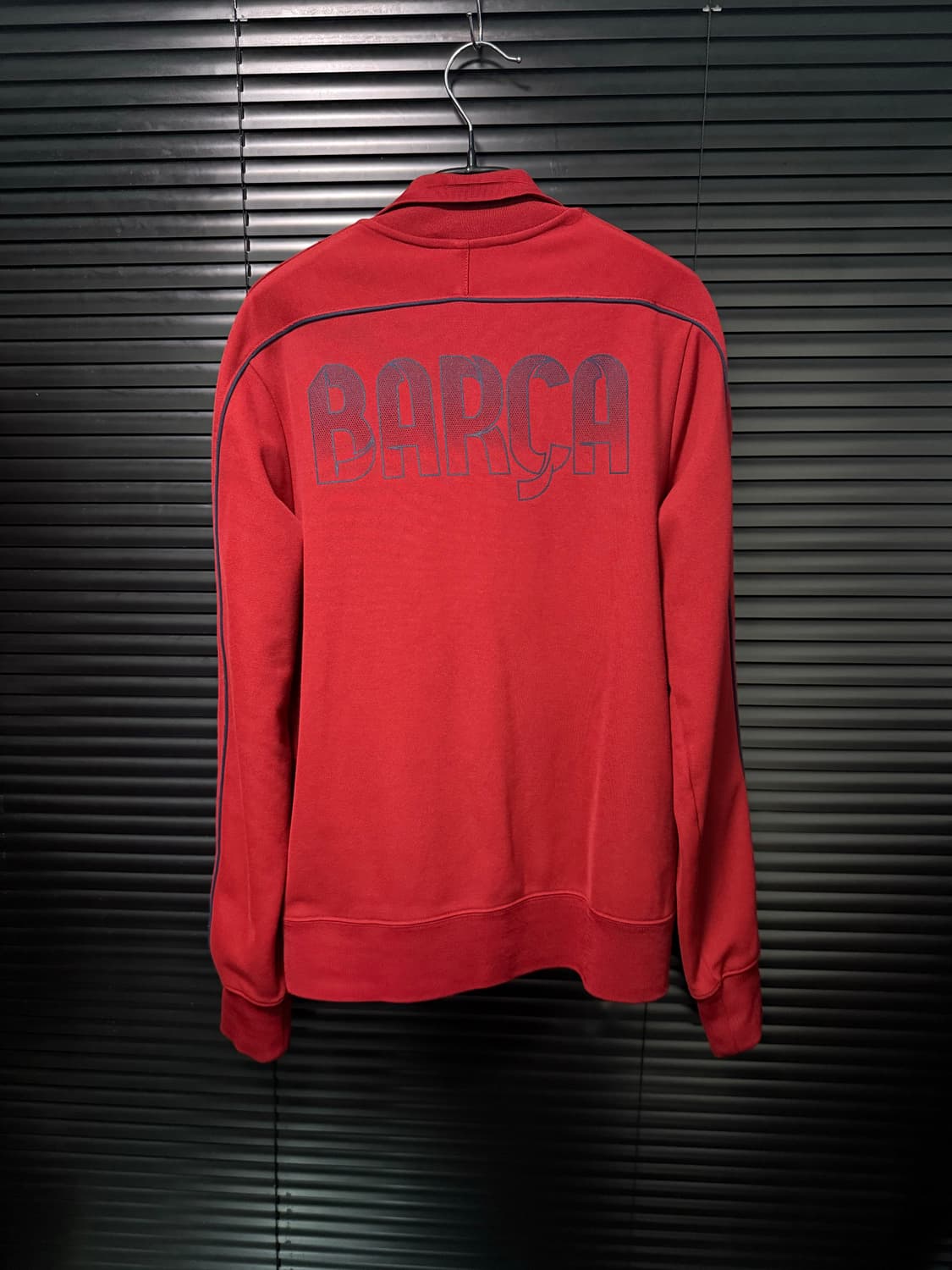 나이키 바르셀로나 버건디 축구 유니폼 져지 저지 트랙탑 집업 M 95 상품이미지7